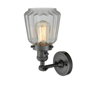 Innovations - 203SW-OB-G142 - One Light Wall Sconce - Franklin Restoration - Oil Rubbed Bronze