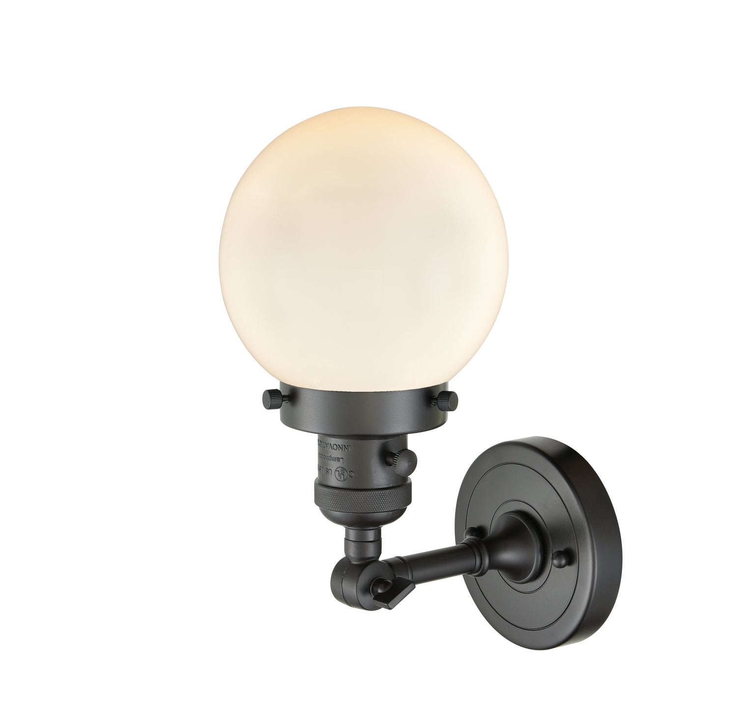 Innovations - 203SW-OB-G201-6 - One Light Wall Sconce - Franklin Restoration - Oil Rubbed Bronze