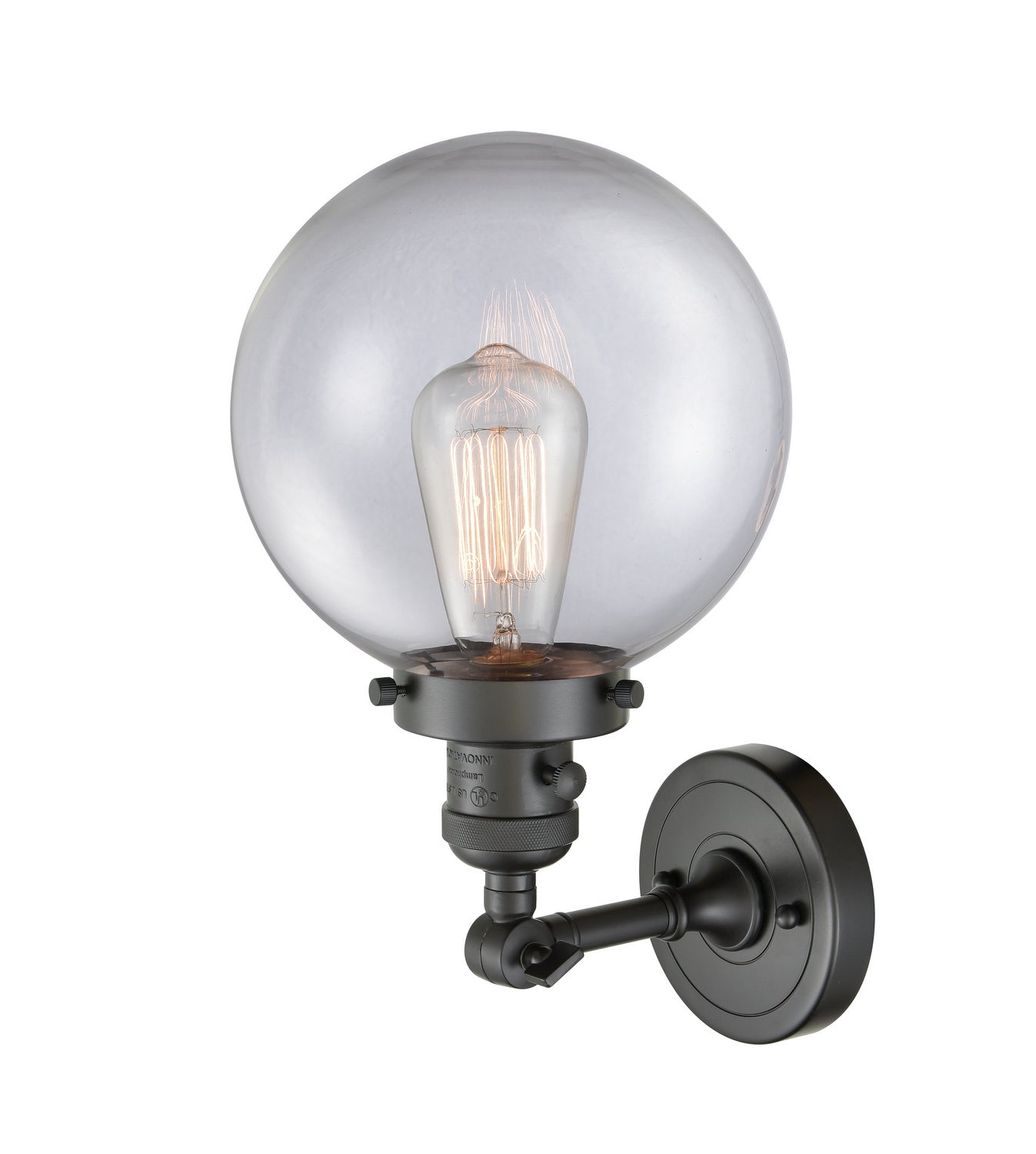 Innovations - 203SW-OB-G202-8 - One Light Wall Sconce - Franklin Restoration - Oil Rubbed Bronze