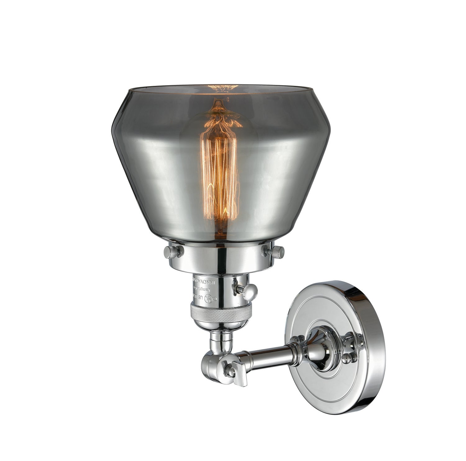 Innovations - 203SW-PC-G173 - One Light Wall Sconce - Franklin Restoration - Polished Chrome