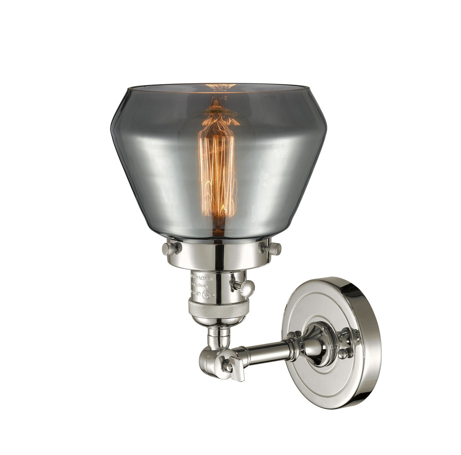 Innovations - 203SW-PN-G173 - One Light Wall Sconce - Franklin Restoration - Polished Nickel