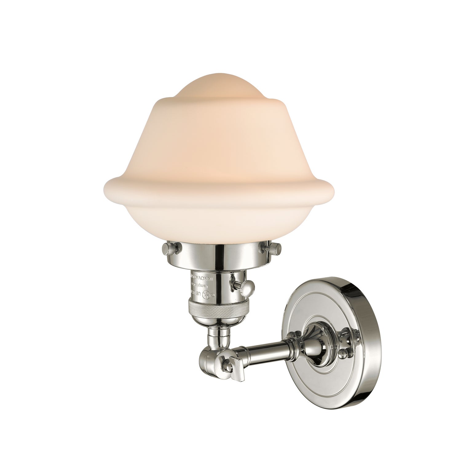 Innovations - 203SW-PN-G531 - One Light Wall Sconce - Franklin Restoration - Polished Nickel