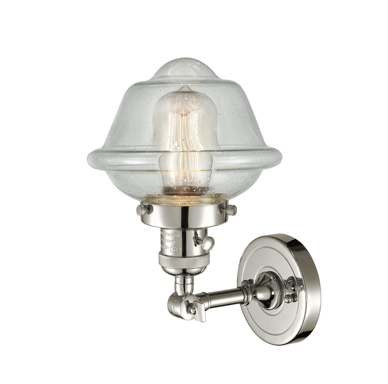 Innovations - 203SW-PN-G534 - One Light Wall Sconce - Franklin Restoration - Polished Nickel