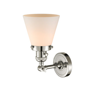 Innovations - 203SW-PN-G61 - One Light Wall Sconce - Franklin Restoration - Polished Nickel