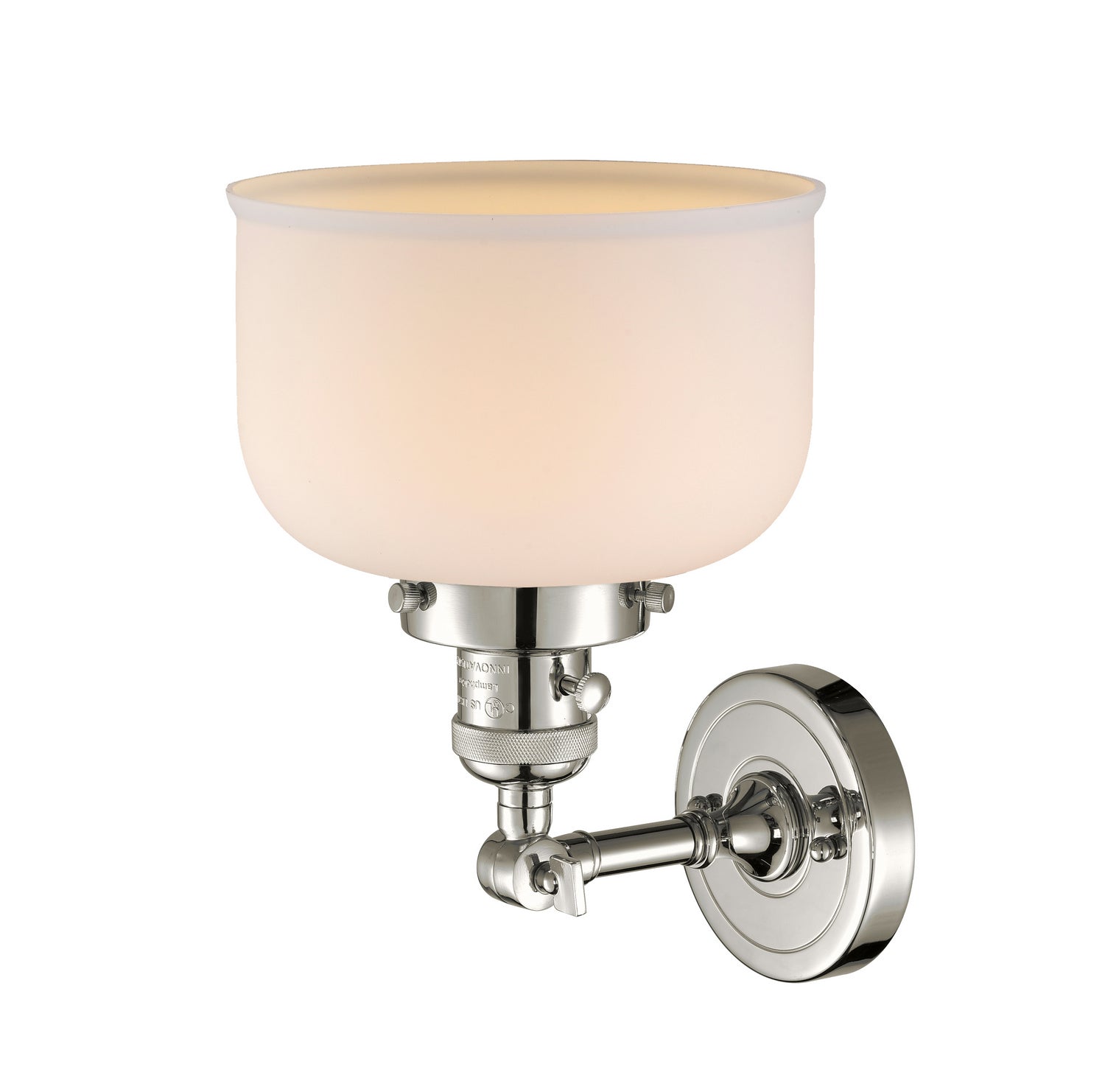 Innovations - 203SW-PN-G71 - One Light Wall Sconce - Franklin Restoration - Polished Nickel