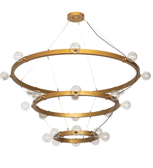 Meyda Tiffany - 194031 - 24 Light Chandelier - Manheim - Gold Metallic