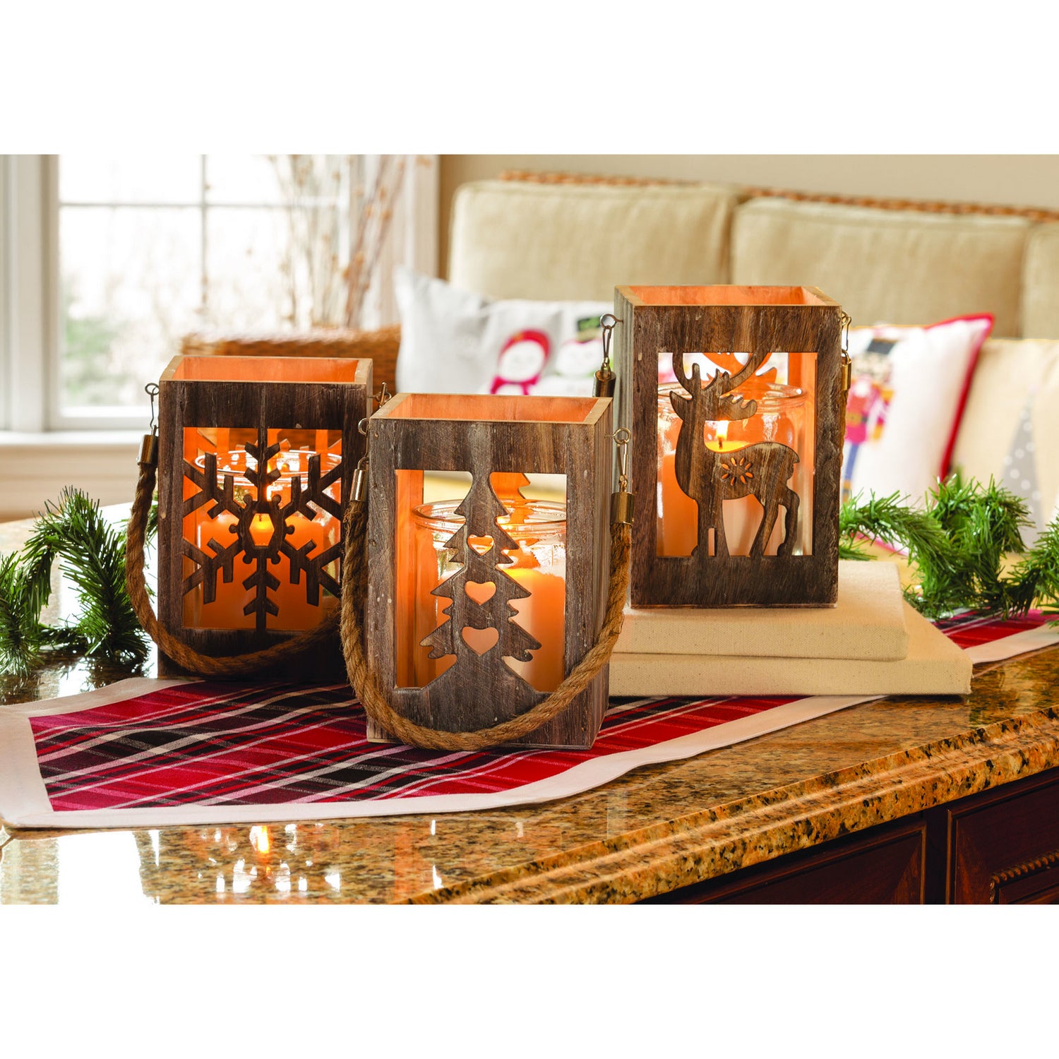 ELK Home - 201141 - Lighting (Set of 3) - Ashwood