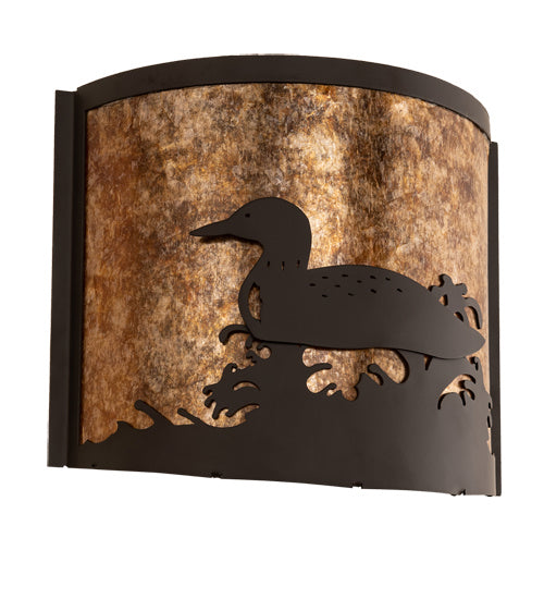 Meyda Tiffany - 210343 - One Light Wall Sconce - Loon - Oil Rubbed Bronze