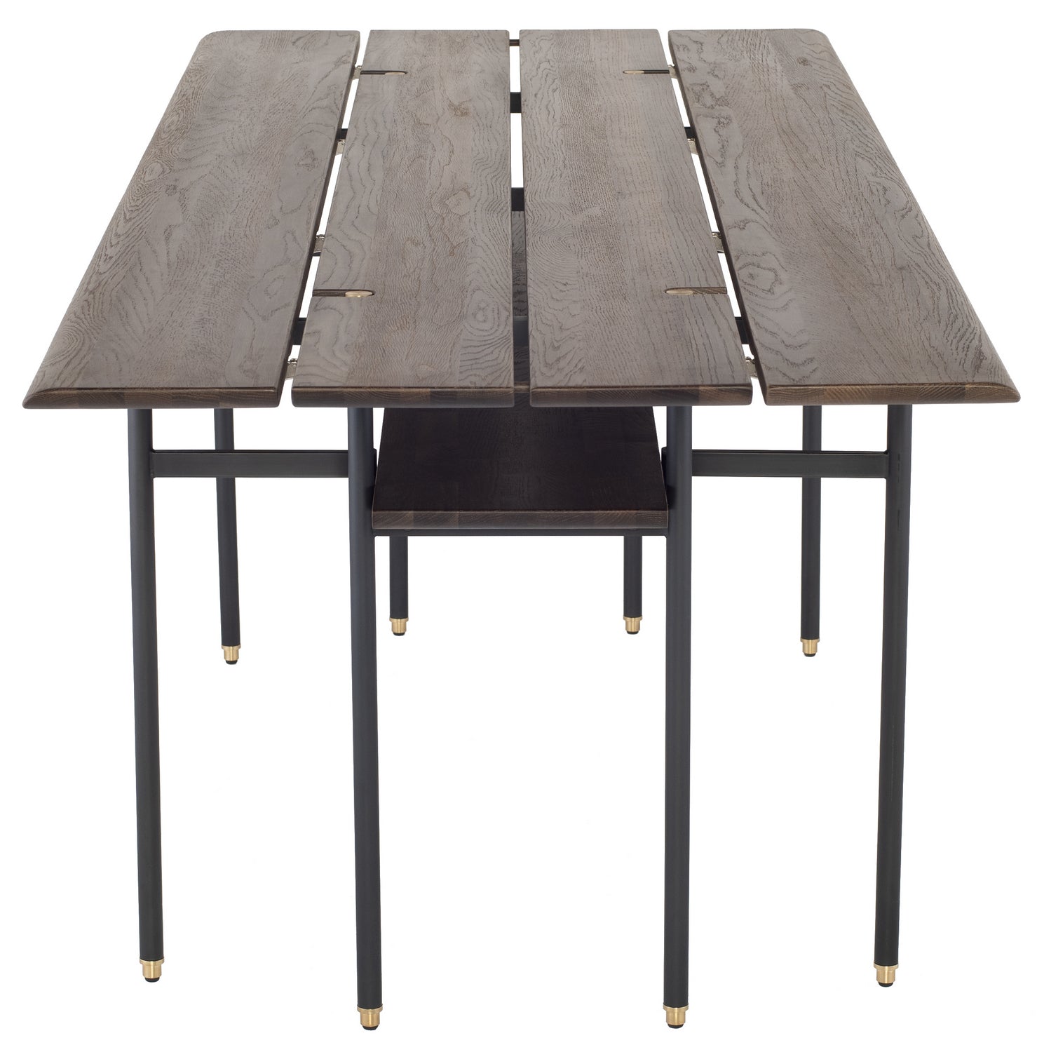 Nuevo - HGDA686 - Dining Table - Stacking Drop Leaf - Smoked