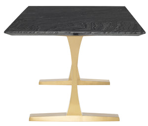 Nuevo - HGNA483 - Dining Table - Toulouse - Black Wood Vein