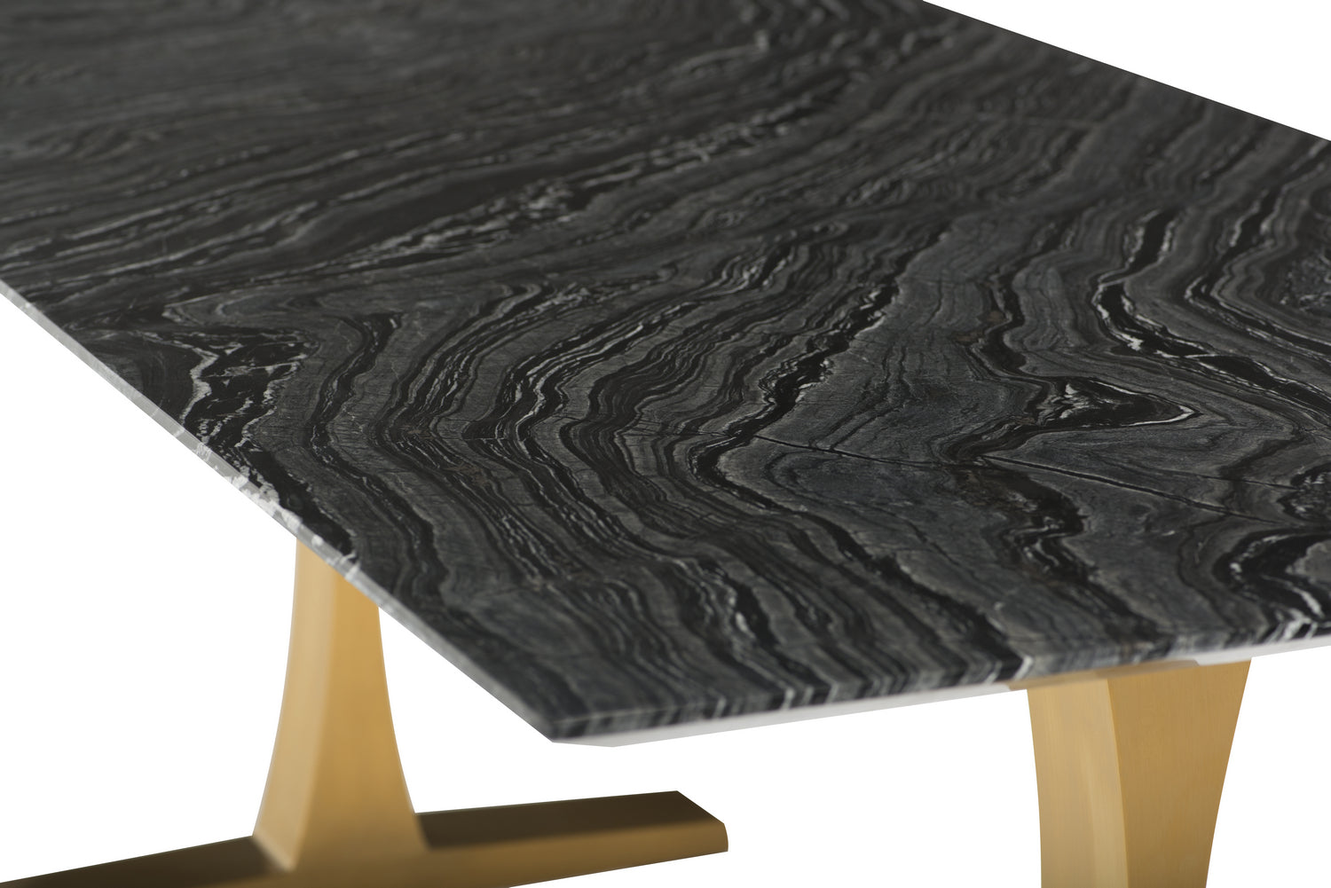 Nuevo - HGNA483 - Dining Table - Toulouse - Black Wood Vein