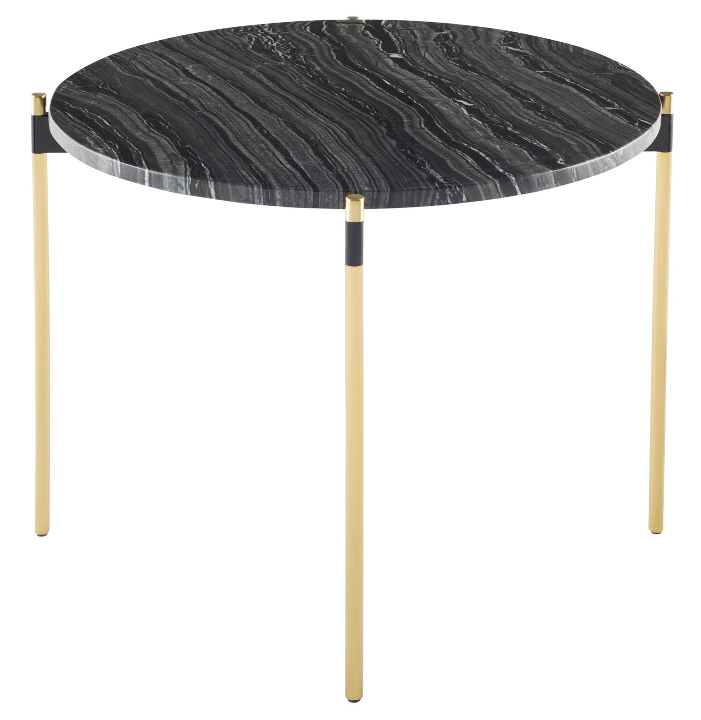 Nuevo - HGNA487 - Side Table - Pixie - Black Wood Vein