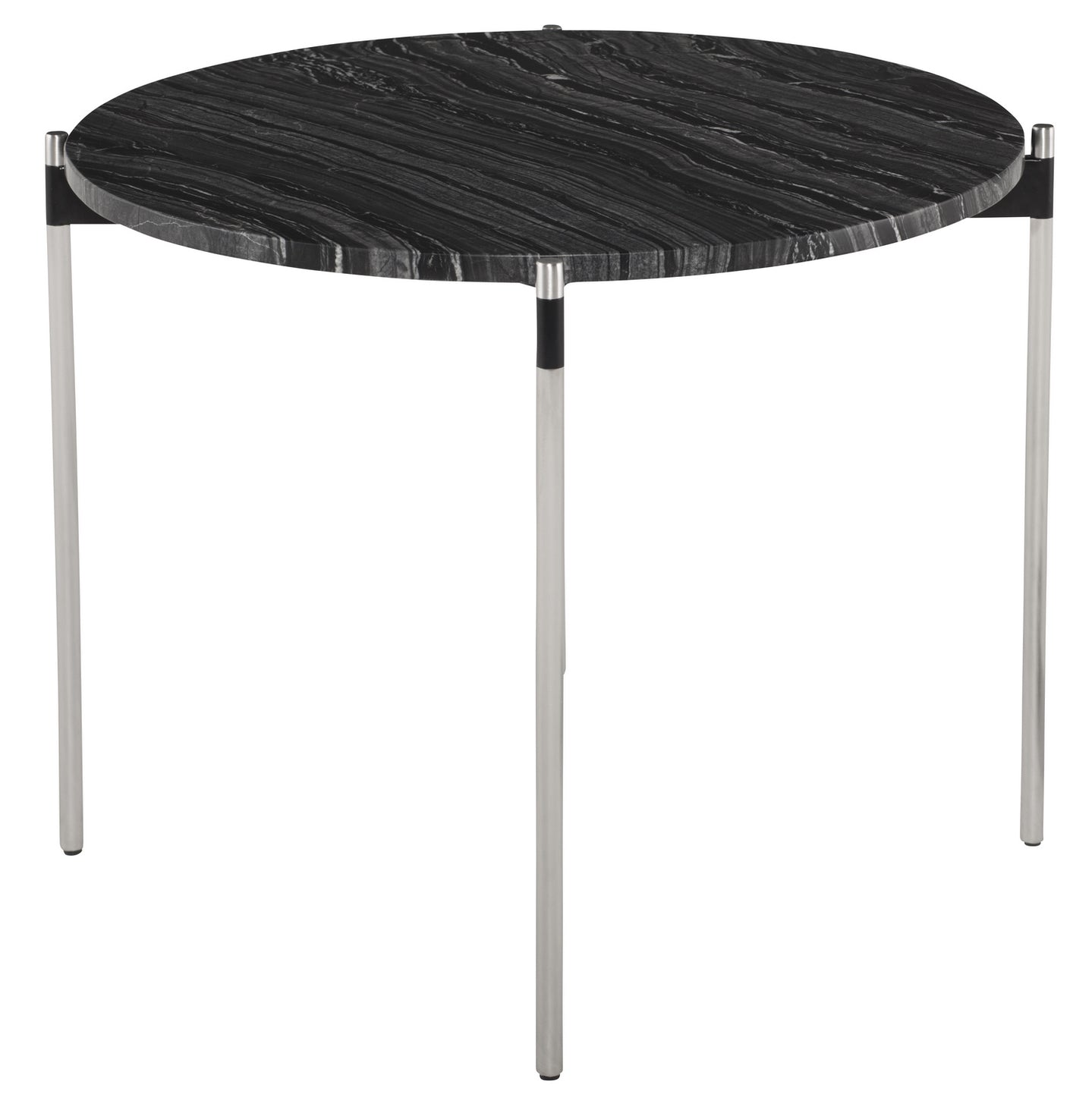 Nuevo - HGNA489 - Side Table - Pixie - Black Wood Vein