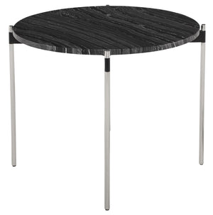 Nuevo - HGNA489 - Side Table - Pixie - Black Wood Vein