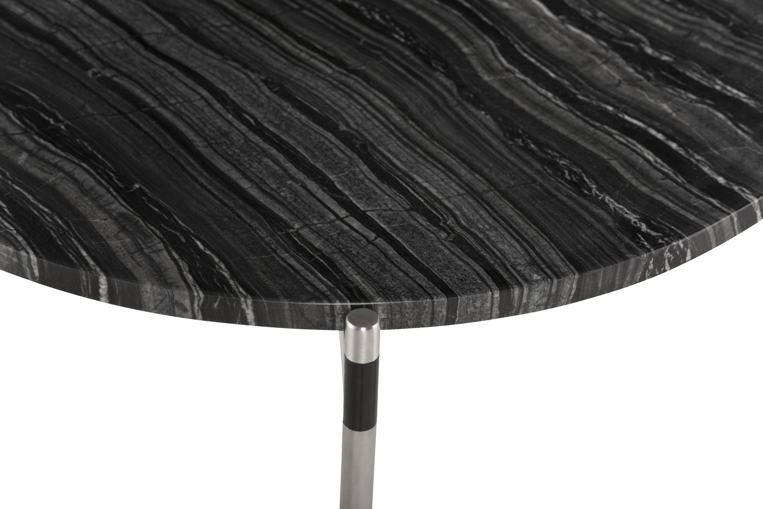 Nuevo - HGNA489 - Side Table - Pixie - Black Wood Vein