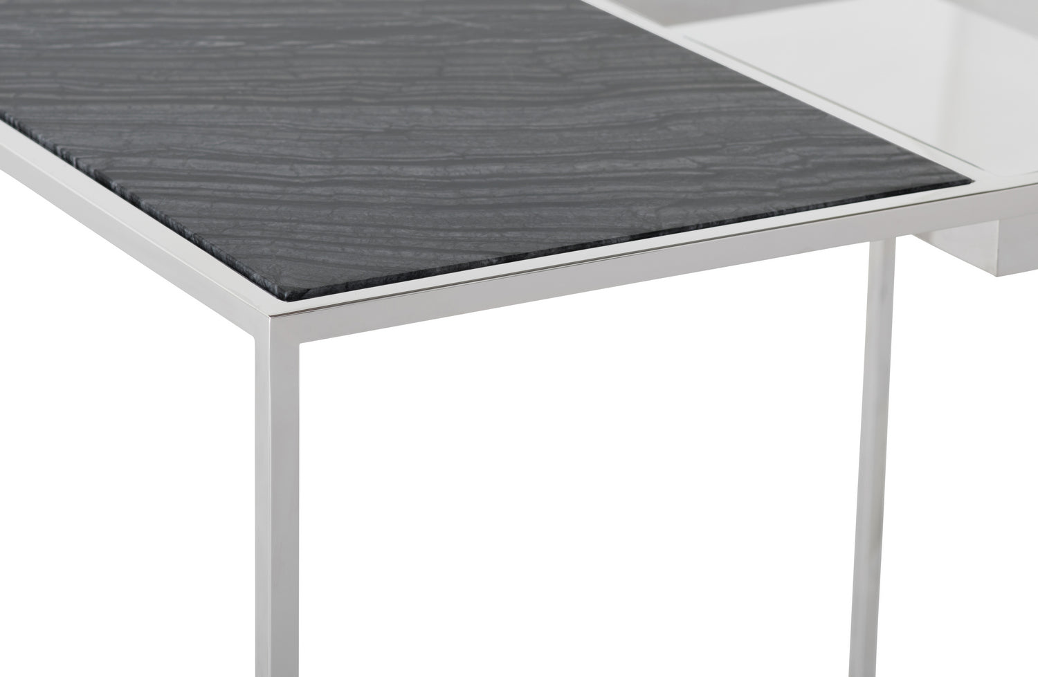 Nuevo - HGNA521 - Side Table - Corbett - Black Wood Vein