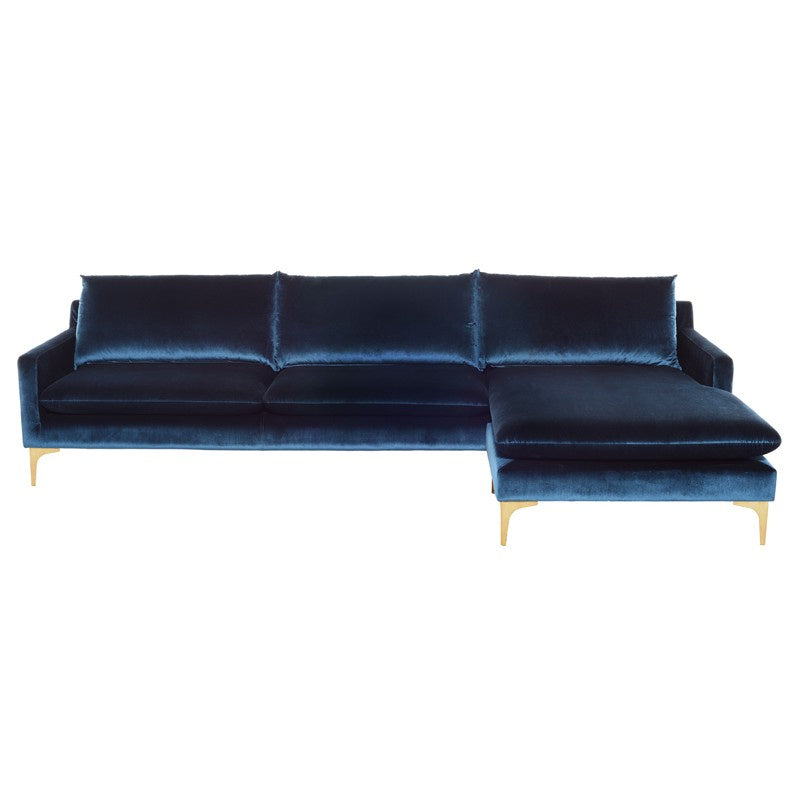 Nuevo - HGSC485 - Sectional - Anders - Midnight Blue