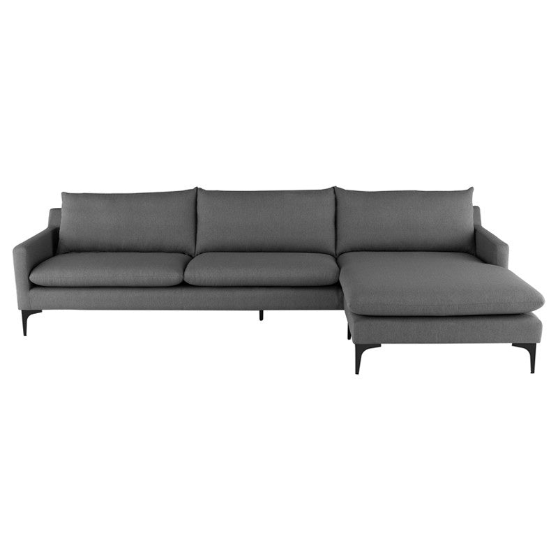 Nuevo - HGSC487 - Sectional - Anders - Slate Grey