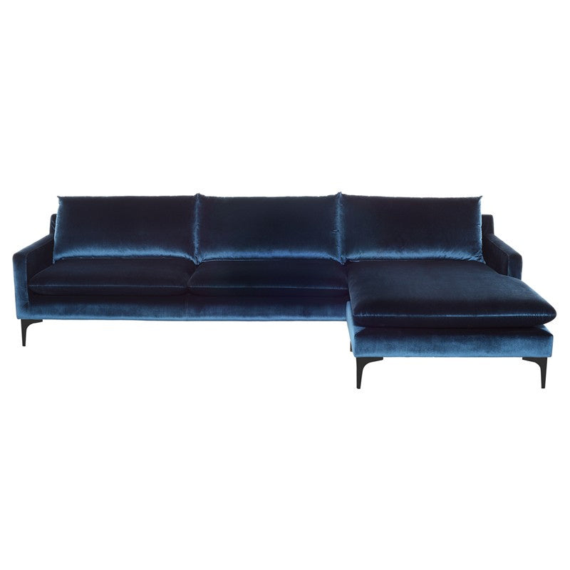 Nuevo - HGSC489 - Sectional - Anders - Midnight Blue