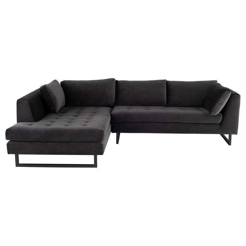 Nuevo - HGSC521 - Sectional - Janis - Shadow Grey