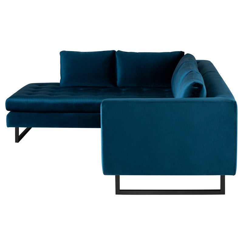 Nuevo - HGSC522 - Sectional - Janis - Midnight Blue