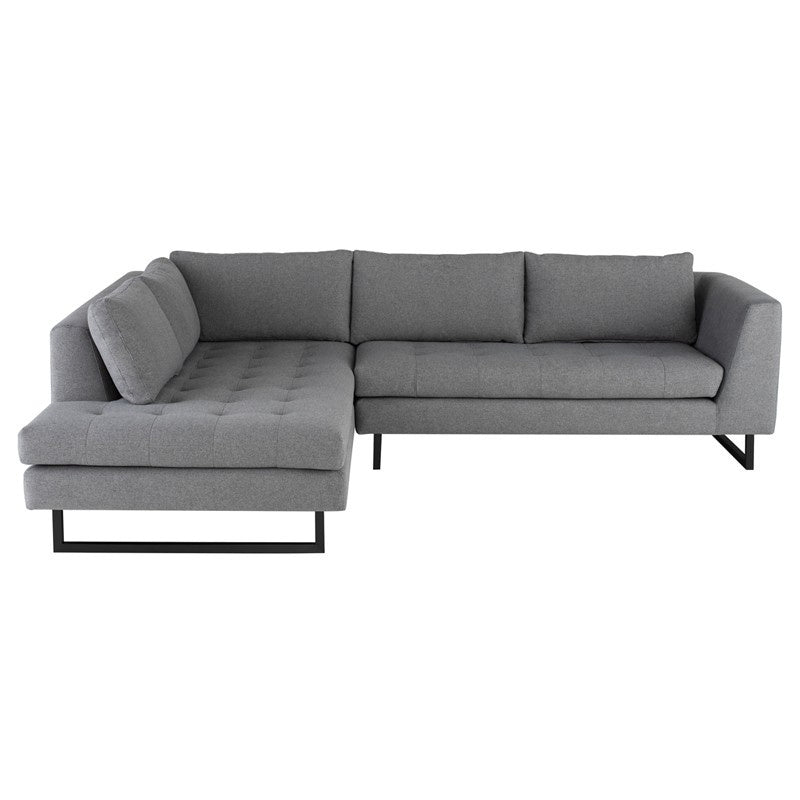 Nuevo - HGSC523 - Sectional - Janis - Shale Grey