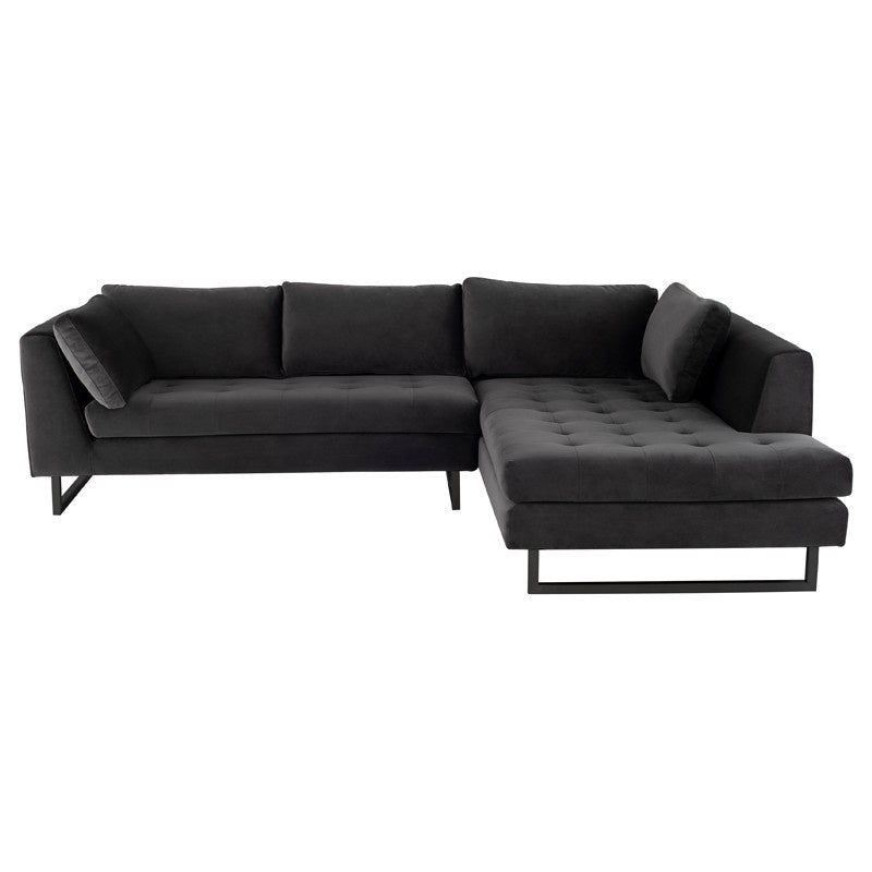 Nuevo - HGSC531 - Sectional - Janis - Shadow Grey