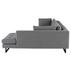 Nuevo - HGSC533 - Sectional - Janis - Shale Grey