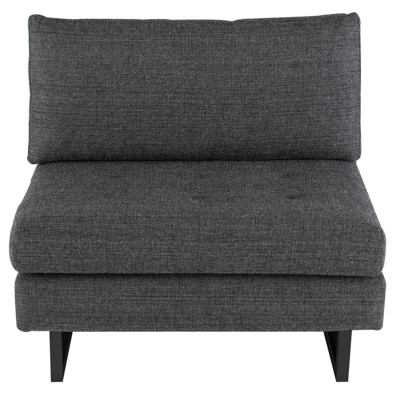 Nuevo - HGSC544 - Sofa Extension - Janis - Dark Grey Tweed