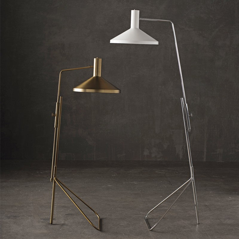 Nuevo - HGSK235 - Floor Lamp - The Conran - White