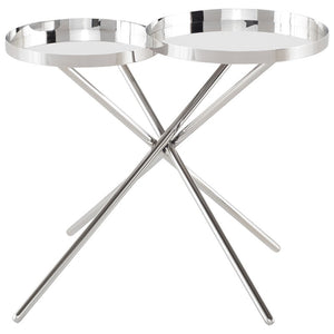 Nuevo - HGSX481 - Side Table - Olivia - Silver