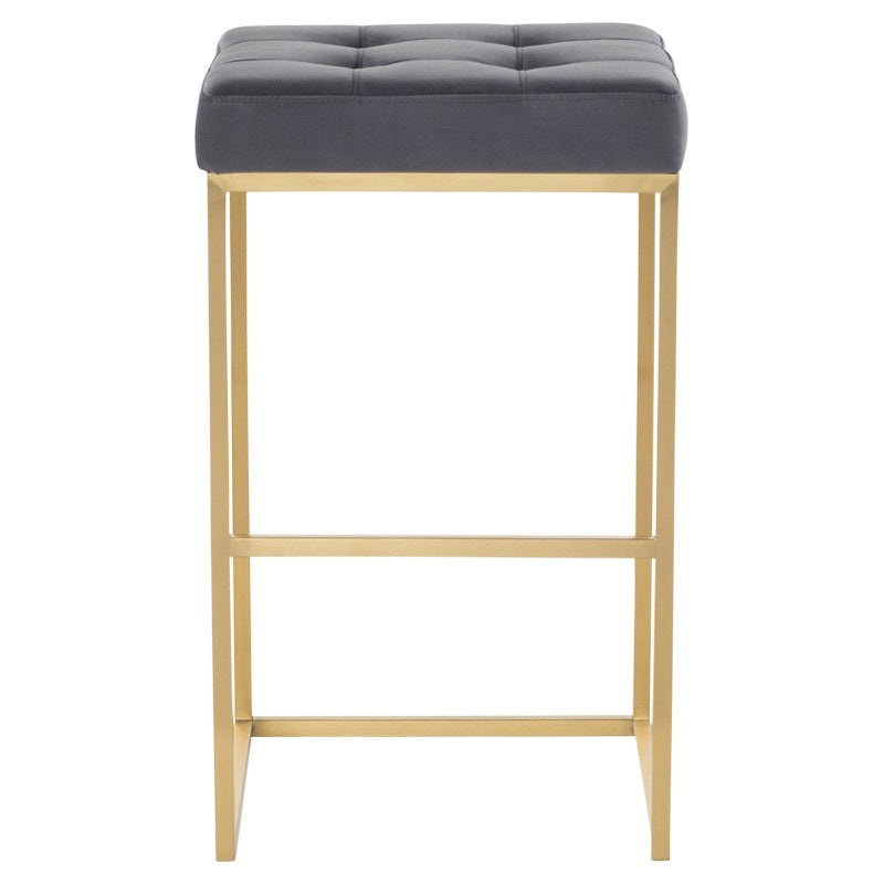 Nuevo - HGSX486 - Bar Stool - Chi - Tarnished Silver