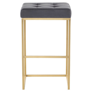 Nuevo - HGSX486 - Bar Stool - Chi - Tarnished Silver