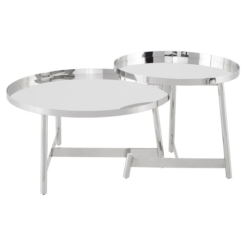 Nuevo - HGSX497 - Coffee Table - Landon - Silver