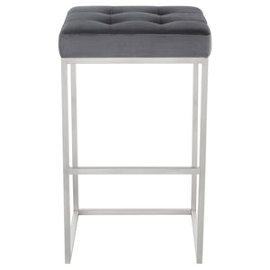 Nuevo - HGSX524 - Bar Stool - Chi - Tarnished Silver