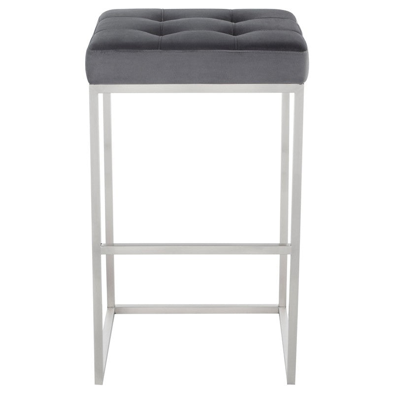 Nuevo - HGSX524 - Bar Stool - Chi - Tarnished Silver