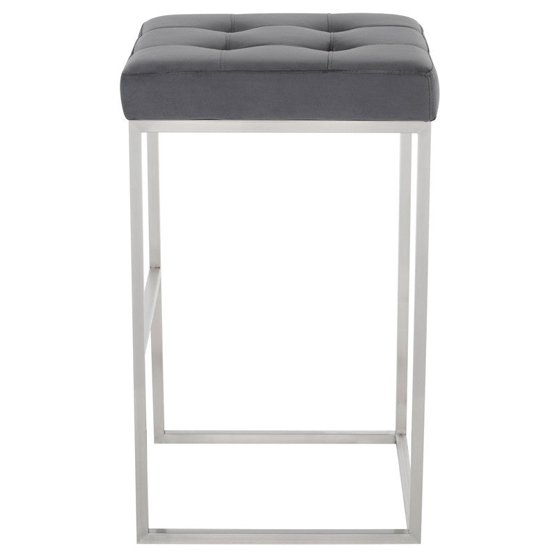 Nuevo - HGSX524 - Bar Stool - Chi - Tarnished Silver