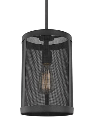 Visual Comfort Studio - 6128501EN7-12 - One Light Mini-Pendant - Gereon - Black