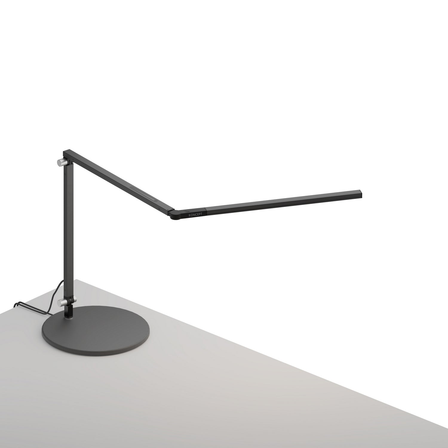 Koncept - AR3100-WD-MBK-USB - LED Desk Lamp - Z-Bar - Metallic black