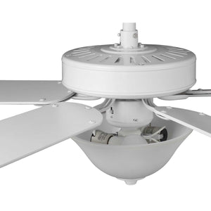 Progress Lighting - P2599-30 - 52"Ceiling Fan - Builder Fan - White