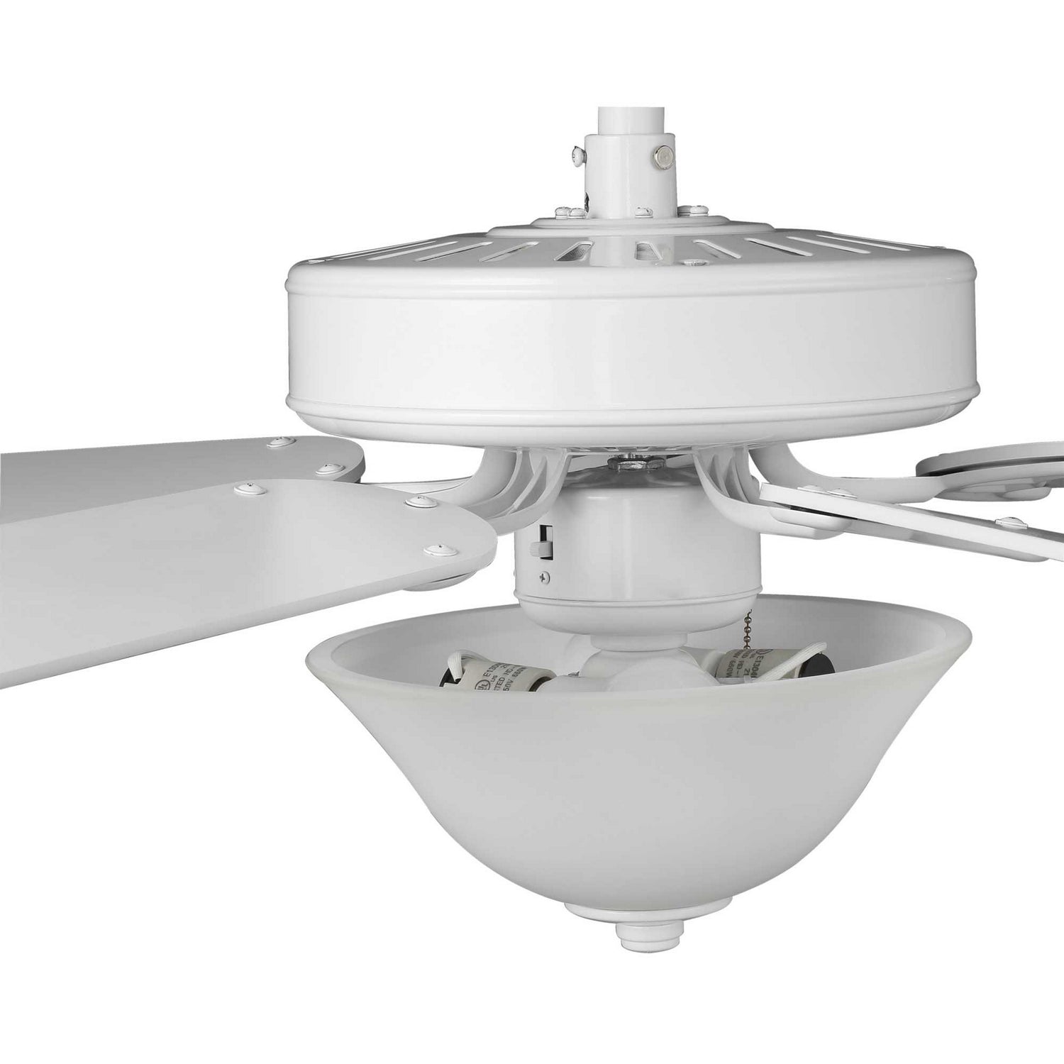 Progress Lighting - P2599-30 - 52"Ceiling Fan - Builder Fan - White