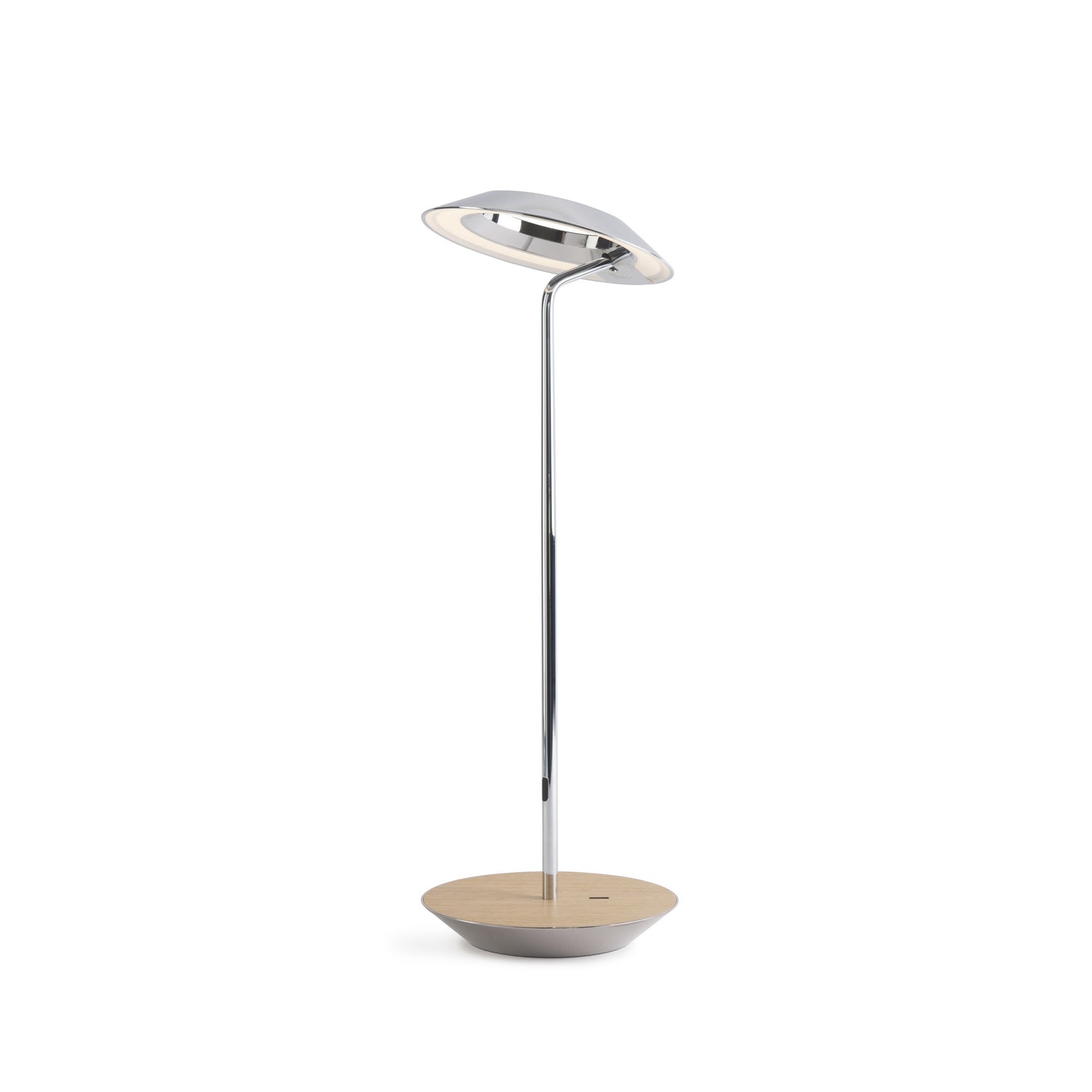 Koncept - RYO-SW-CRM-WOK-DSK - LED Desk Lamp - Royyo - Chrome, White Oak