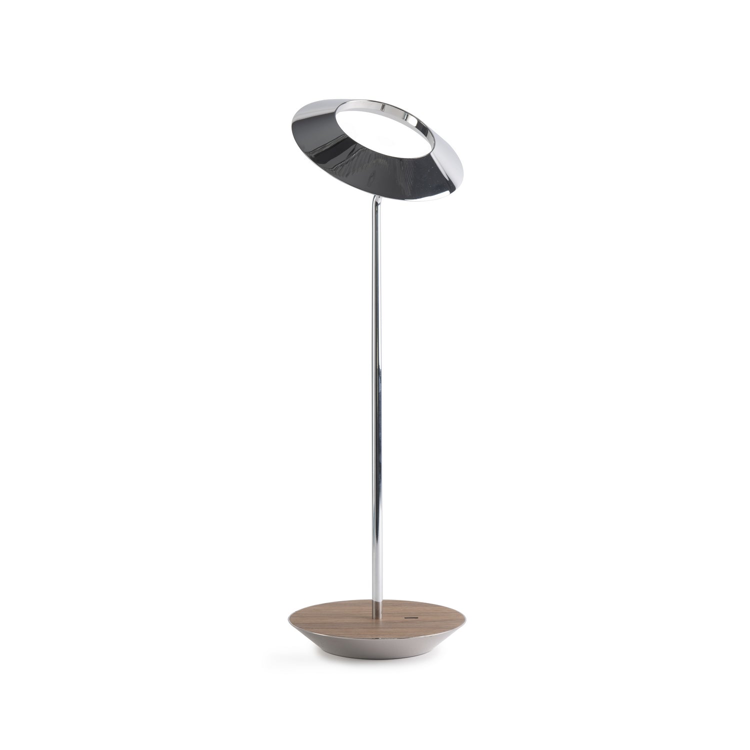 Koncept - RYO-SW-CRM-OWT-DSK - LED Desk Lamp - Royyo - Chrome, Oiled Walnut