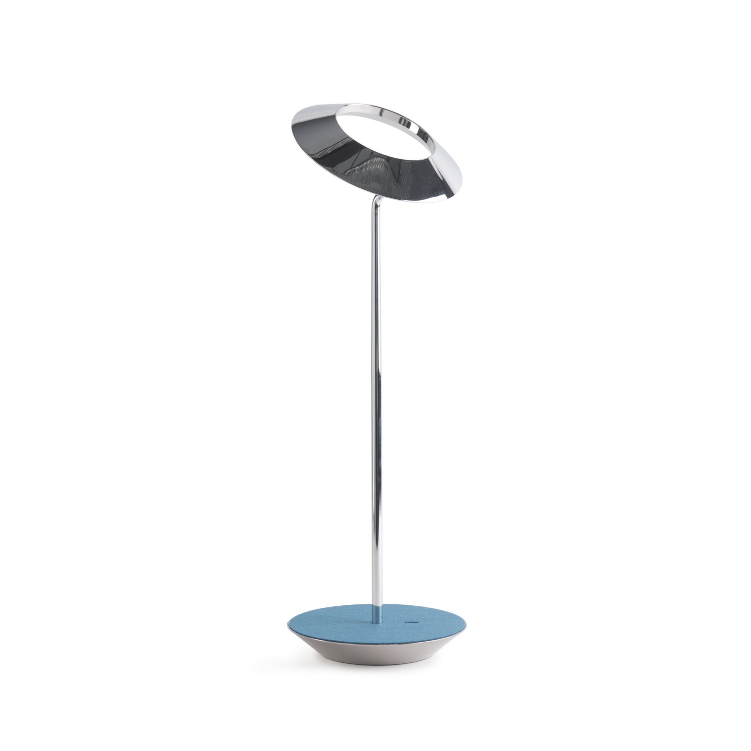 Koncept - RYO-SW-CRM-AZF-DSK - LED Desk Lamp - Royyo - Chrome, Azure Felt