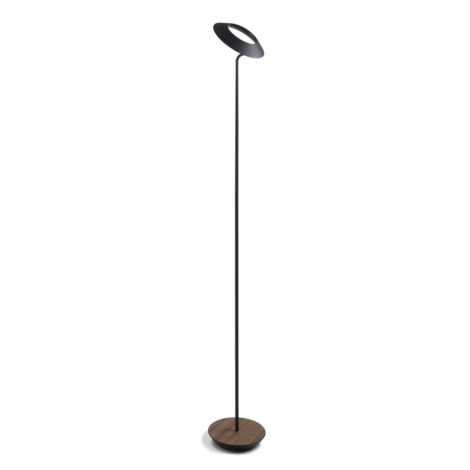 Koncept - RYO-SW-MTB-OWT-FLR - LED Floor Lamp - Royyo - Matte Black, Oiled Walnut