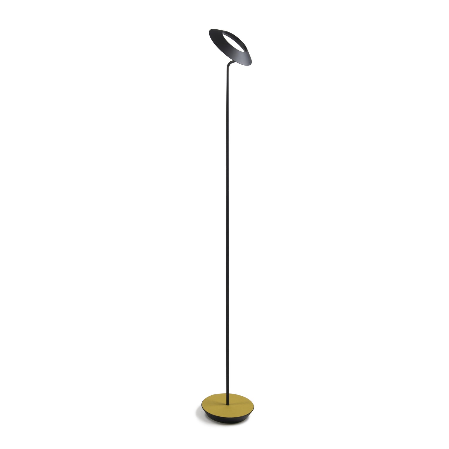 Koncept - RYO-SW-MTB-HDF-FLR - LED Floor Lamp - Royyo - Matte Black, Honeydew Felt