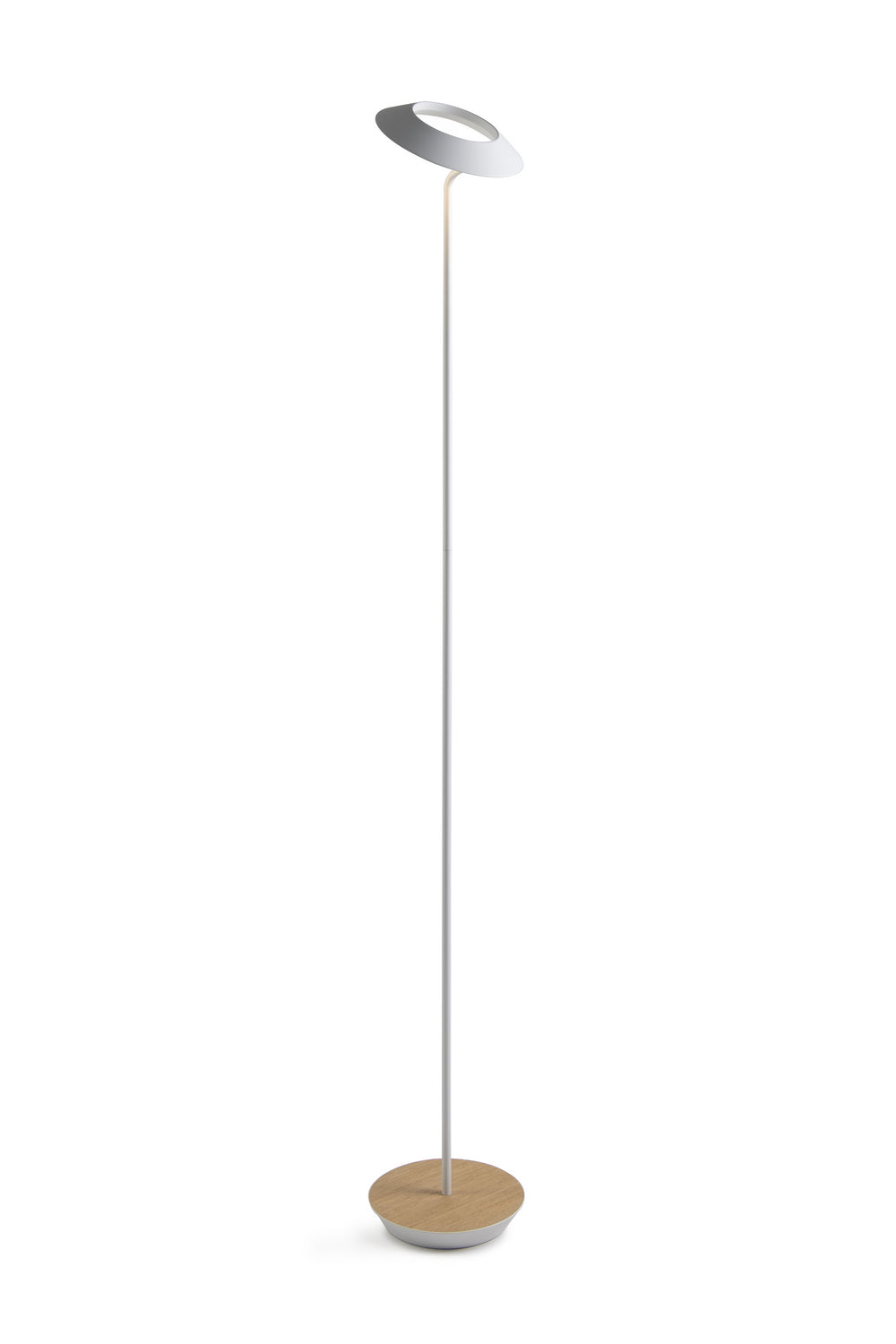 Koncept - RYO-SW-MWT-WOK-FLR - LED Floor Lamp - Royyo - Matte White, White Oak