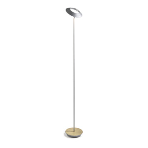 Koncept - RYO-SW-SIL-BRS-FLR - LED Floor Lamp - Royyo - Silver, Brass