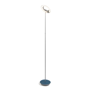 Koncept - RYO-SW-SIL-AZF-FLR - LED Floor Lamp - Royyo - Silver, Azure Felt