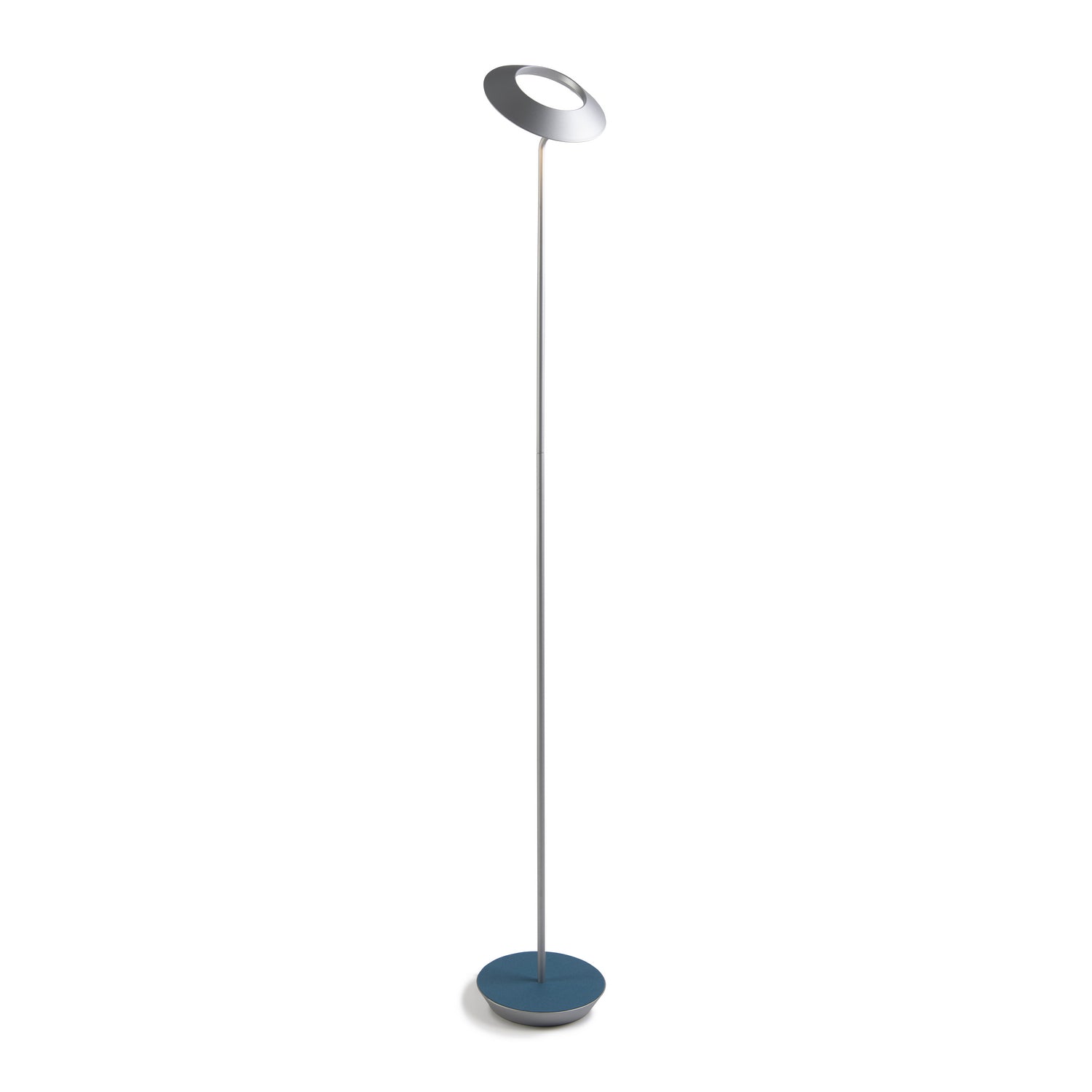 Koncept - RYO-SW-SIL-AZF-FLR - LED Floor Lamp - Royyo - Silver, Azure Felt